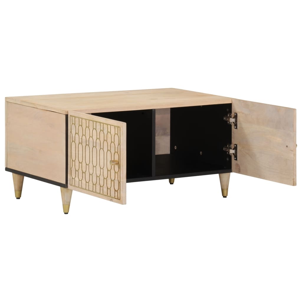 vidaXL Coffee Table 80x50x40 cm Solid Wood Mango 2