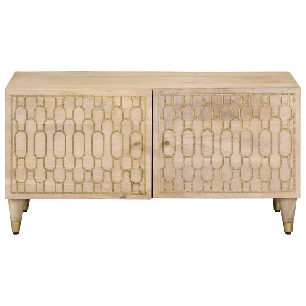 vidaXL Coffee Table 80x50x40 cm Solid Wood Mango 3