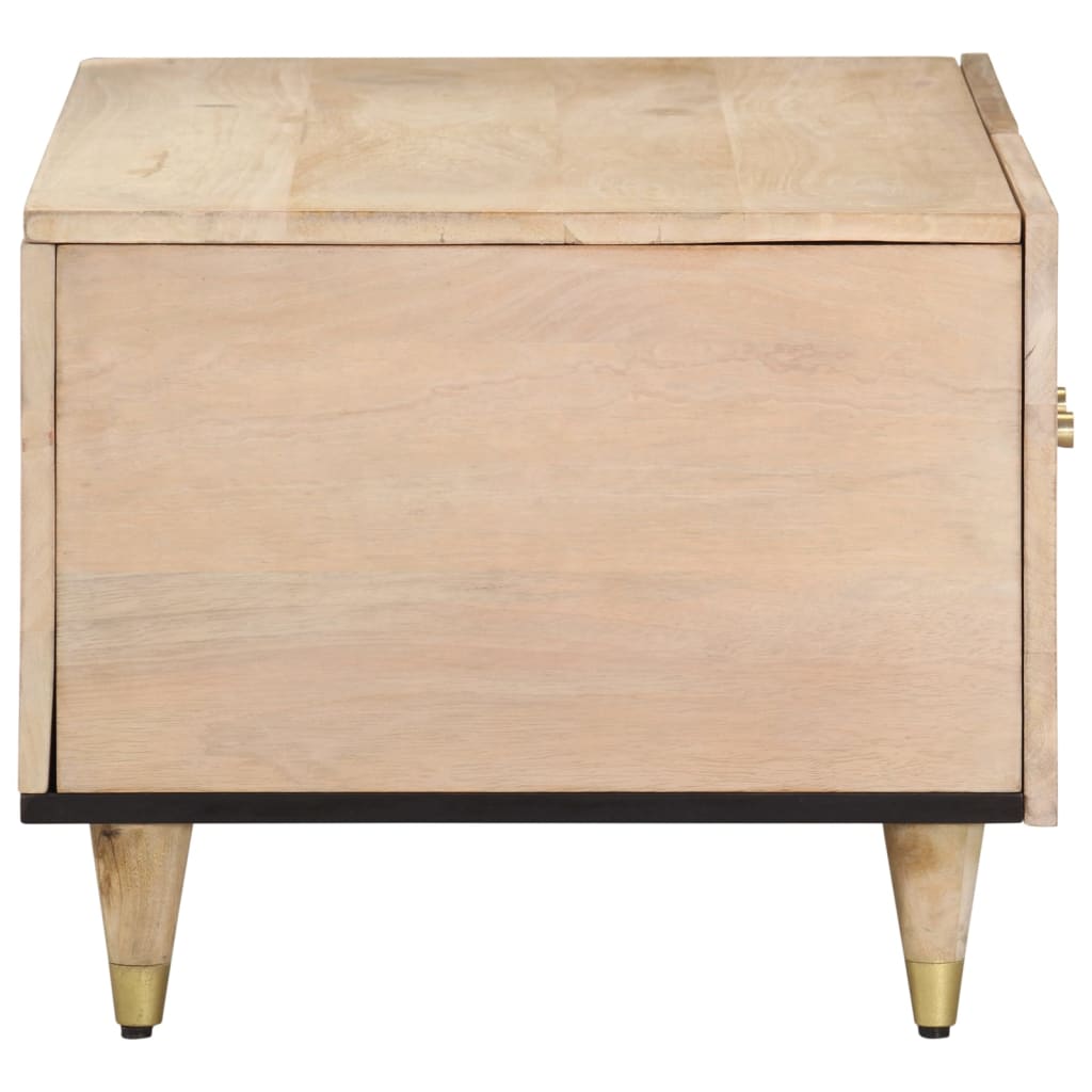 vidaXL Coffee Table 80x50x40 cm Solid Wood Mango 4