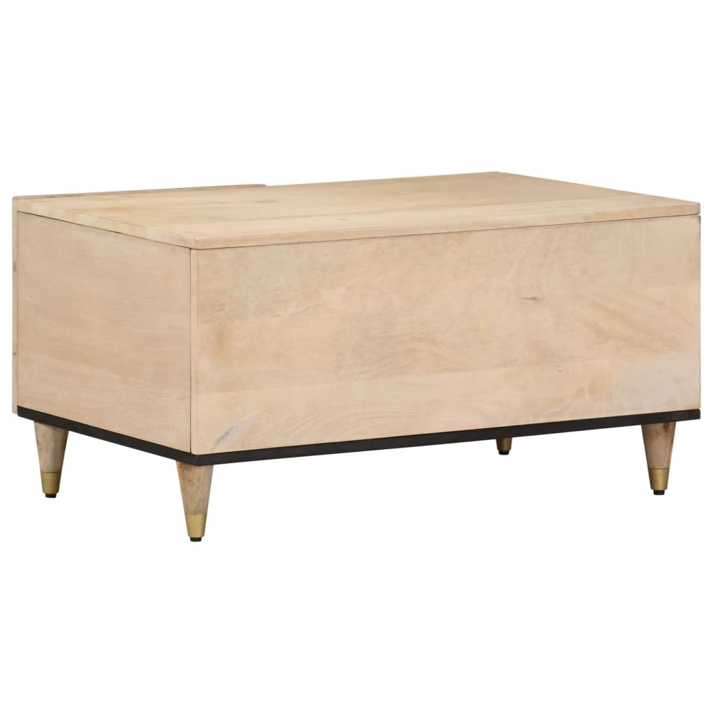 vidaXL Coffee Table 80x50x40 cm Solid Wood Mango 5
