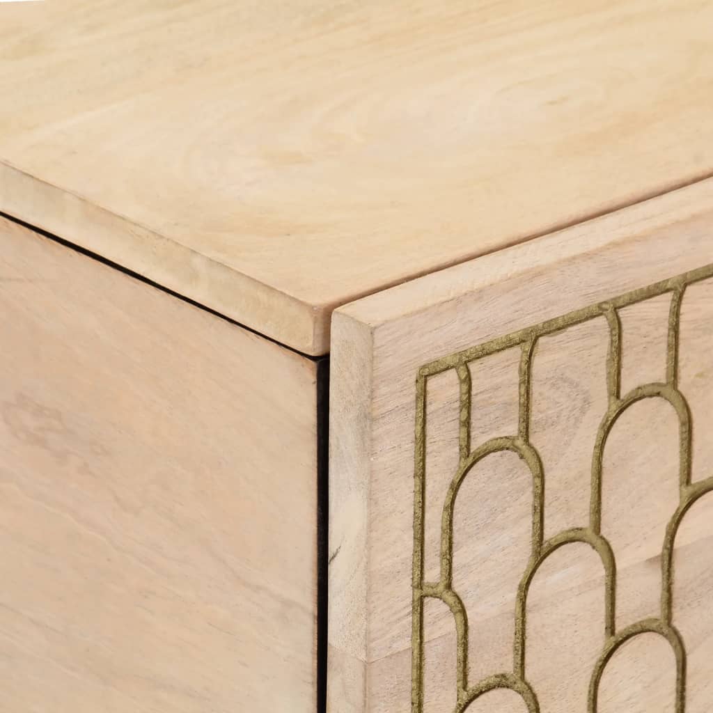 vidaXL Coffee Table 80x50x40 cm Solid Wood Mango 6