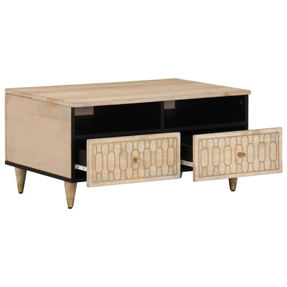 vidaXL Coffee Table 80x54x40 cm Solid Wood Mango 3