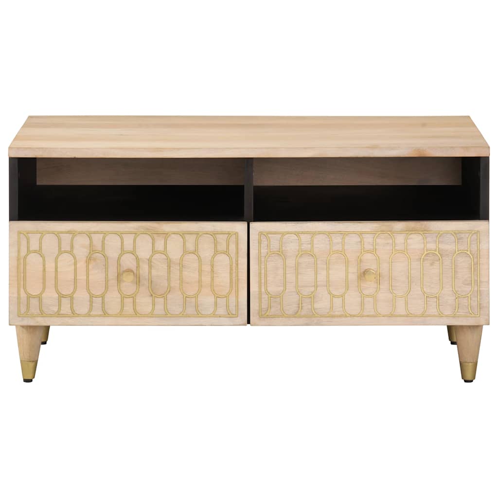 vidaXL Coffee Table 80x54x40 cm Solid Wood Mango 4