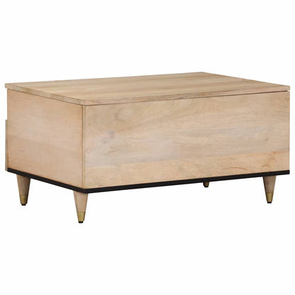 vidaXL Coffee Table 80x54x40 cm Solid Wood Mango 6