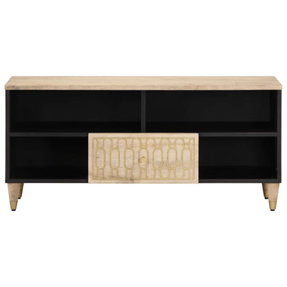 vidaXL TV Cabinet 100x33x46 cm Solid Wood Mango 5