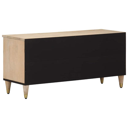 vidaXL TV Cabinet 100x33x46 cm Solid Wood Mango 6