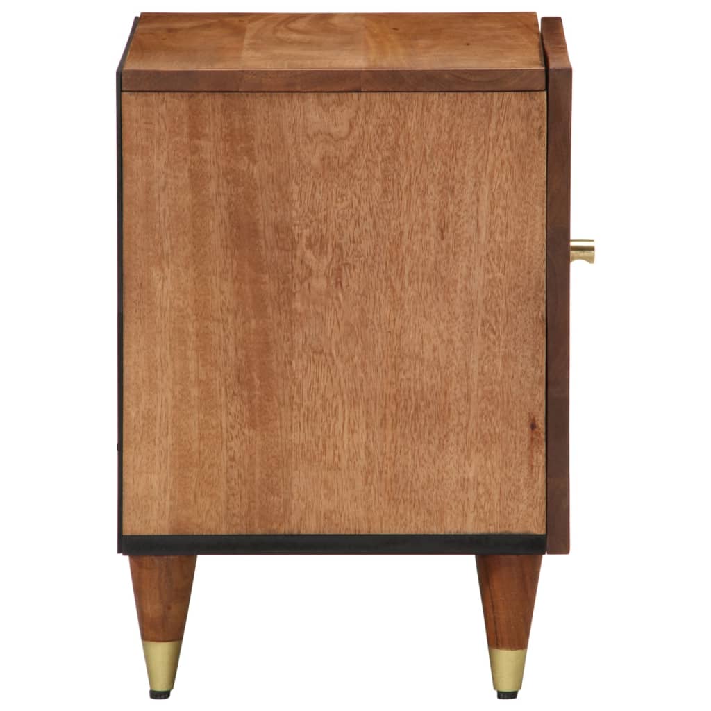 vidaXL Bedside Cabinet 40x33x46 cm Solid Wood Mango 4
