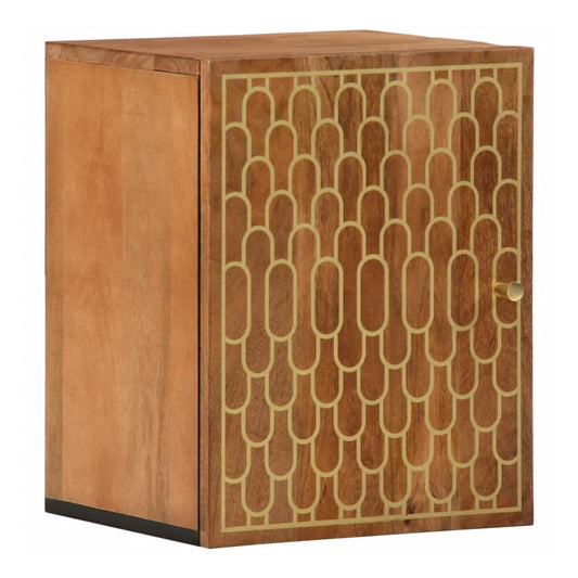 vidaXL Bathroom Wall Cabinet 38x33x48 cm Solid Wood Mango 1
