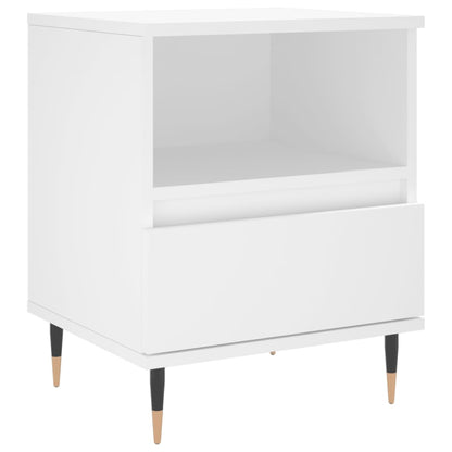vidaXL Bedside Cabinets 2 pcs White 40x35x50 cm Engineered Wood 5