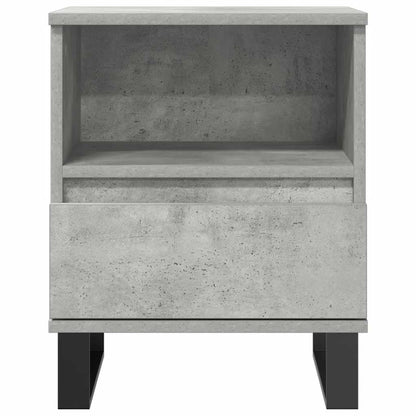 vidaXL Bedside Cabinets 2 pcs Concrete Grey 40x35x50 cm Engineered Wood 4