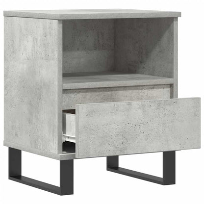 vidaXL Bedside Cabinets 2 pcs Concrete Grey 40x35x50 cm Engineered Wood 5