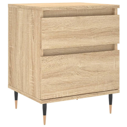 vidaXL Bedside Cabinets 2 pcs Sonoma Oak 40x35x50 cm Engineered Wood 5