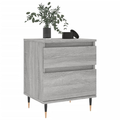 Bedside Cabinet 40x35x50 cm Engineered Wood Grey sonoma