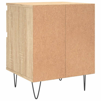 vidaXL Bedside Cabinets 2 pcs Sonoma Oak 40x35x50 cm Engineered Wood 6