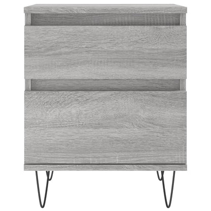 vidaXL Bedside Cabinets 2 pcs Grey Sonoma 40x35x50 cm Engineered Wood 4