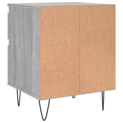 vidaXL Bedside Cabinets 2 pcs Grey Sonoma 40x35x50 cm Engineered Wood 6