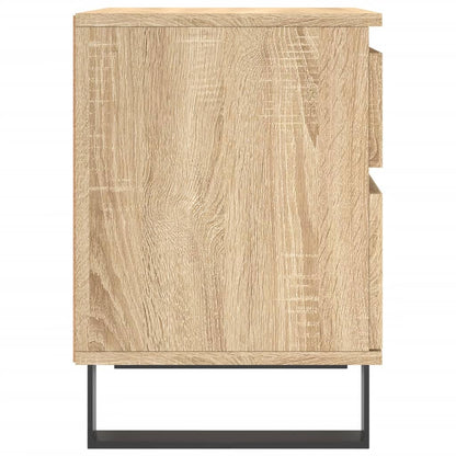 vidaXL Bedside Cabinet Sonoma Oak 40x35x50 cm Engineered Wood 6