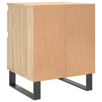 vidaXL Bedside Cabinet Sonoma Oak 40x35x50 cm Engineered Wood 5