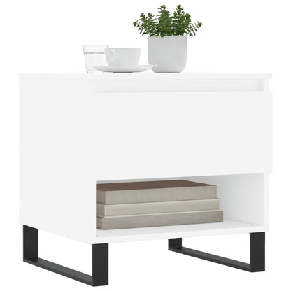 vidaXL Coffee Tables 2 pcs White 50x46x50 cm Engineered Wood 3