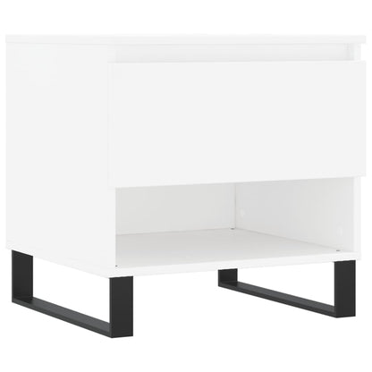 vidaXL Coffee Tables 2 pcs White 50x46x50 cm Engineered Wood 5