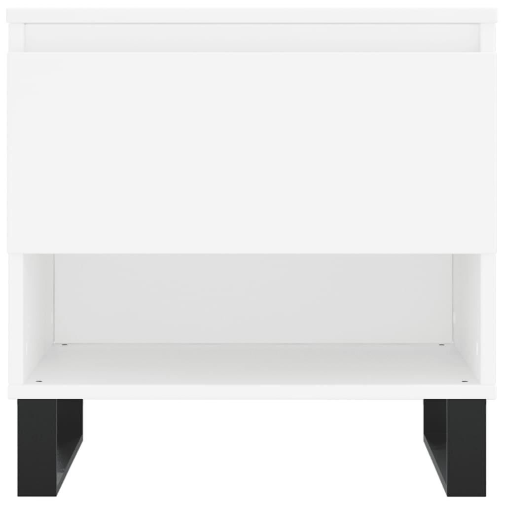 vidaXL Coffee Tables 2 pcs White 50x46x50 cm Engineered Wood 6