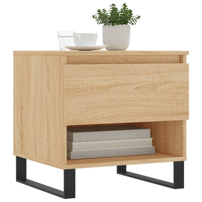 vidaXL Coffee Tables 2 pcs Sonoma Oak 50x46x50 cm Engineered Wood 3