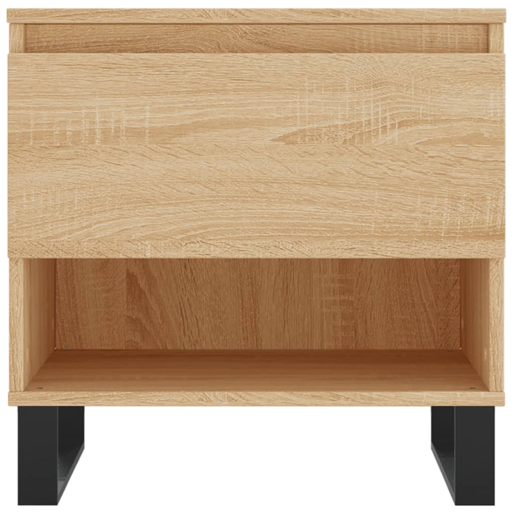 vidaXL Coffee Tables 2 pcs Sonoma Oak 50x46x50 cm Engineered Wood 6