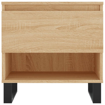 vidaXL Coffee Tables 2 pcs Sonoma Oak 50x46x50 cm Engineered Wood 6