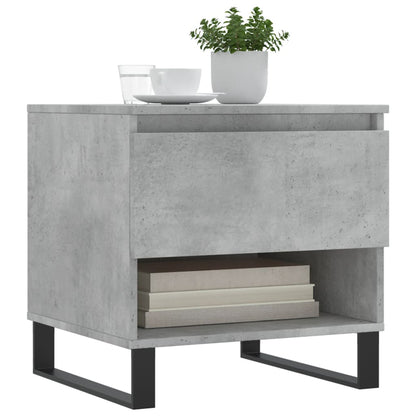 vidaXL Coffee Tables 2 pcs Concrete Grey 50x46x50 cm Engineered Wood 3