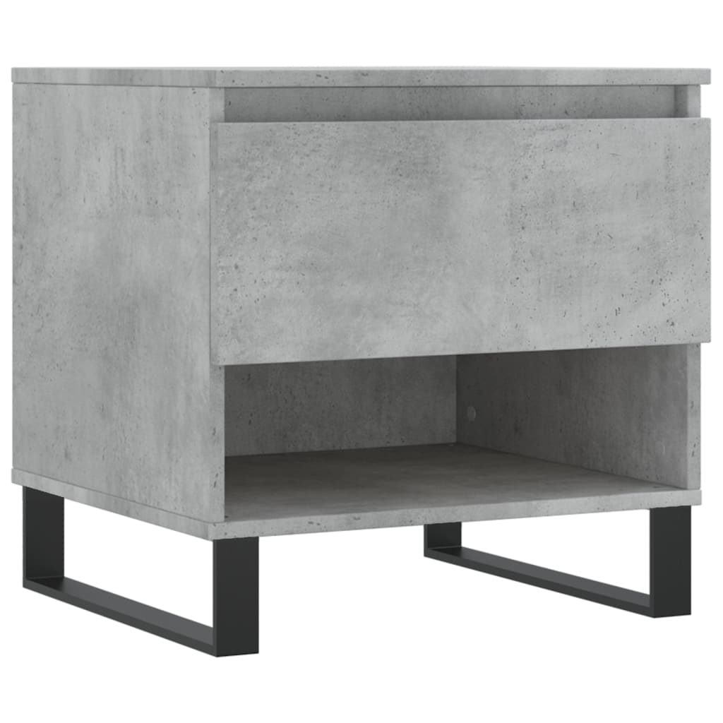 vidaXL Coffee Tables 2 pcs Concrete Grey 50x46x50 cm Engineered Wood 5