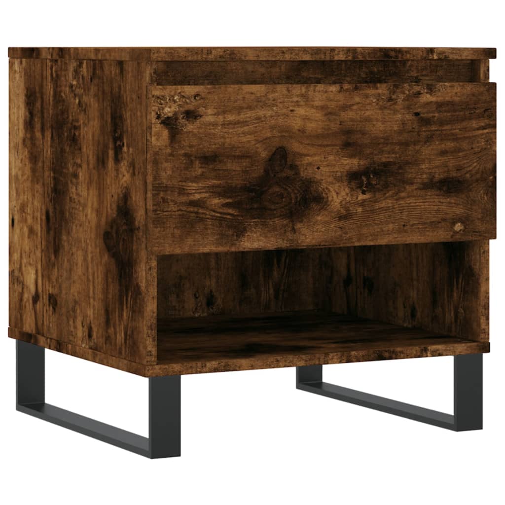 vidaXL Coffee Tables 2 pcs Smoked Oak 50x46x50 cm Engineered Wood 5