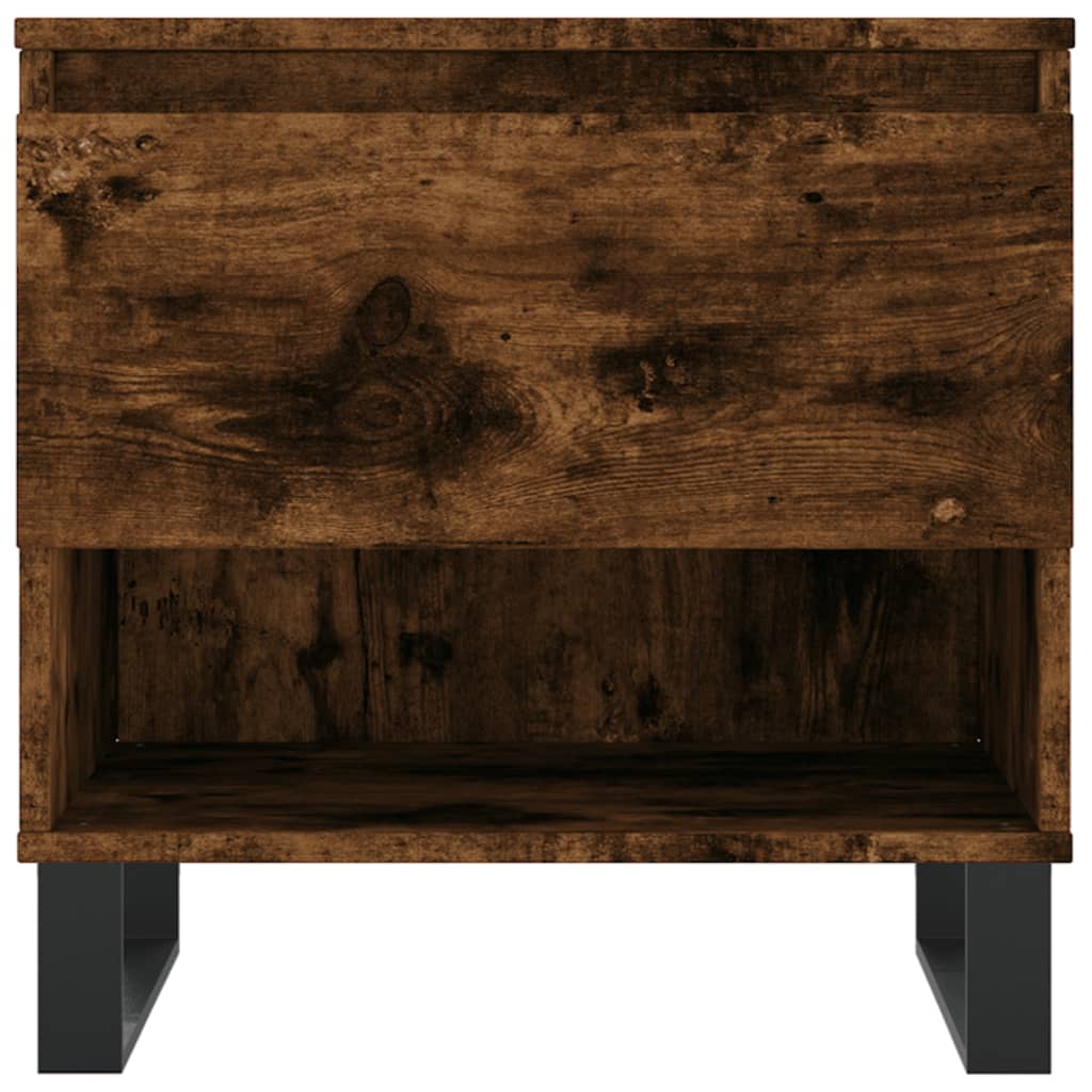 vidaXL Coffee Tables 2 pcs Smoked Oak 50x46x50 cm Engineered Wood 6