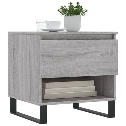 vidaXL Coffee Tables 2 pcs Grey Sonoma 50x46x50 cm Engineered Wood 3
