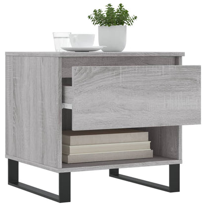 vidaXL Coffee Tables 2 pcs Grey Sonoma 50x46x50 cm Engineered Wood 4