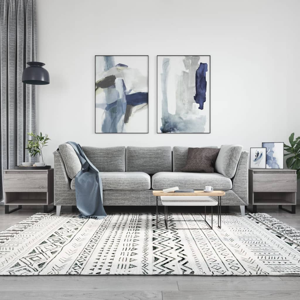 vidaXL Coffee Tables 2 pcs Grey Sonoma 50x46x50 cm Engineered Wood 1