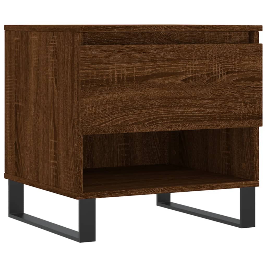 vidaXL Coffee Tables 2 pcs Brown Oak 50x46x50 cm Engineered Wood 5
