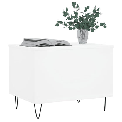 vidaXL Coffee Table White 60x44.5x45 cm Engineered Wood 4