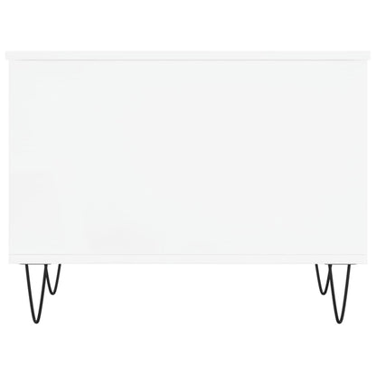 vidaXL Coffee Table White 60x44.5x45 cm Engineered Wood 6