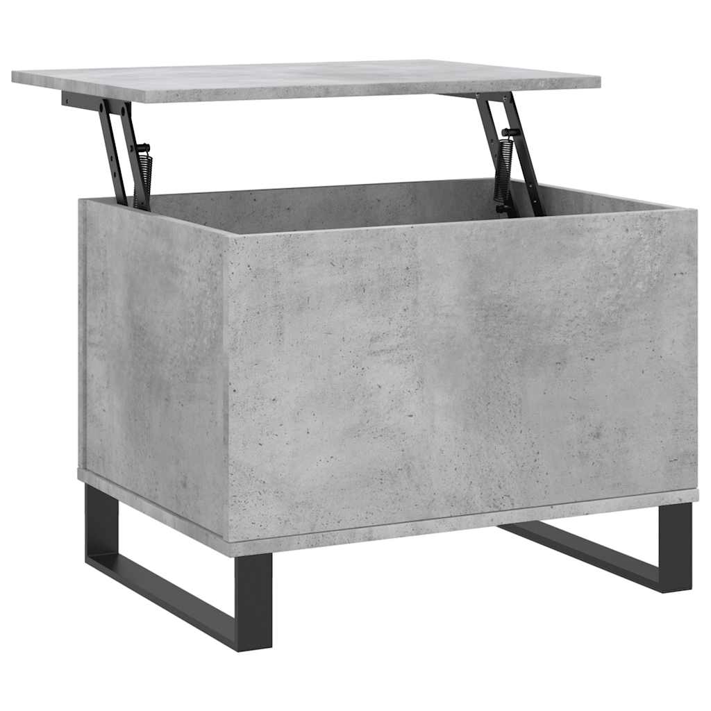 vidaXL Coffee Table Concrete Grey 60x44.5x45 cm Engineered Wood 2