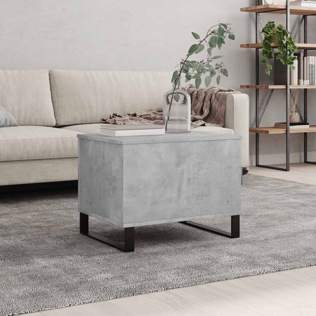 vidaXL Coffee Table Concrete Grey 60x44.5x45 cm Engineered Wood 1