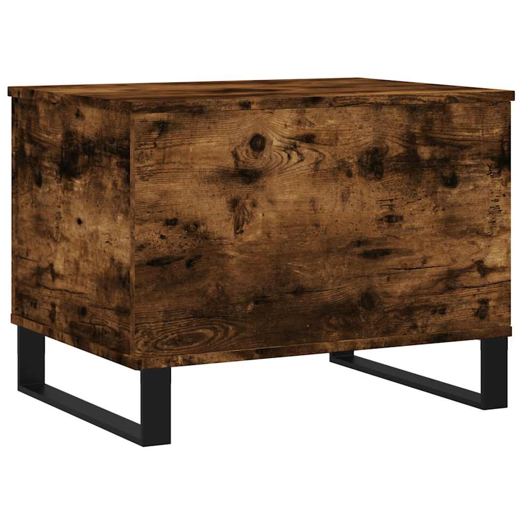 vidaXL Coffee Table Smoked Oak 60x44.5x45 cm Engineered Wood 5