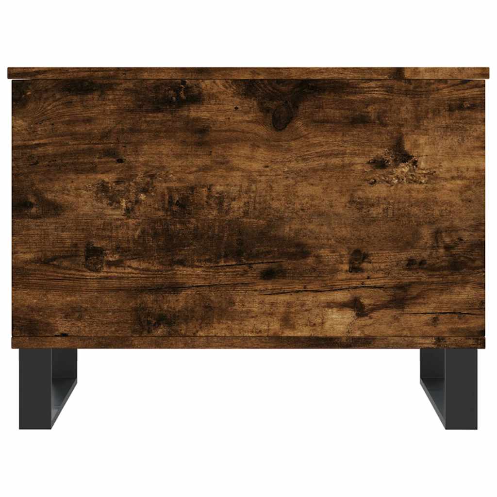 vidaXL Coffee Table Smoked Oak 60x44.5x45 cm Engineered Wood 6