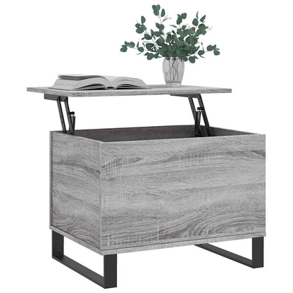 vidaXL Coffee Table Grey Sonoma 60x44.5x45 cm Engineered Wood 3
