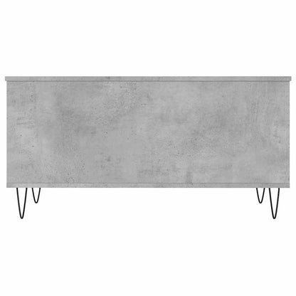 vidaXL Coffee Table Concrete Grey 90x44.5x45 cm Engineered Wood 6