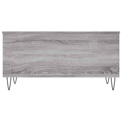 vidaXL Coffee Table Grey Sonoma 90x44.5x45 cm Engineered Wood 6