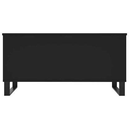 vidaXL Coffee Table Black 90x44.5x45 cm Engineered Wood 6