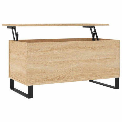 vidaXL Coffee Table Sonoma Oak 90x44.5x45 cm Engineered Wood 2