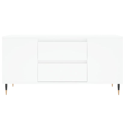 Coffee Table 102x44,5x50 cm Engineered Wood White