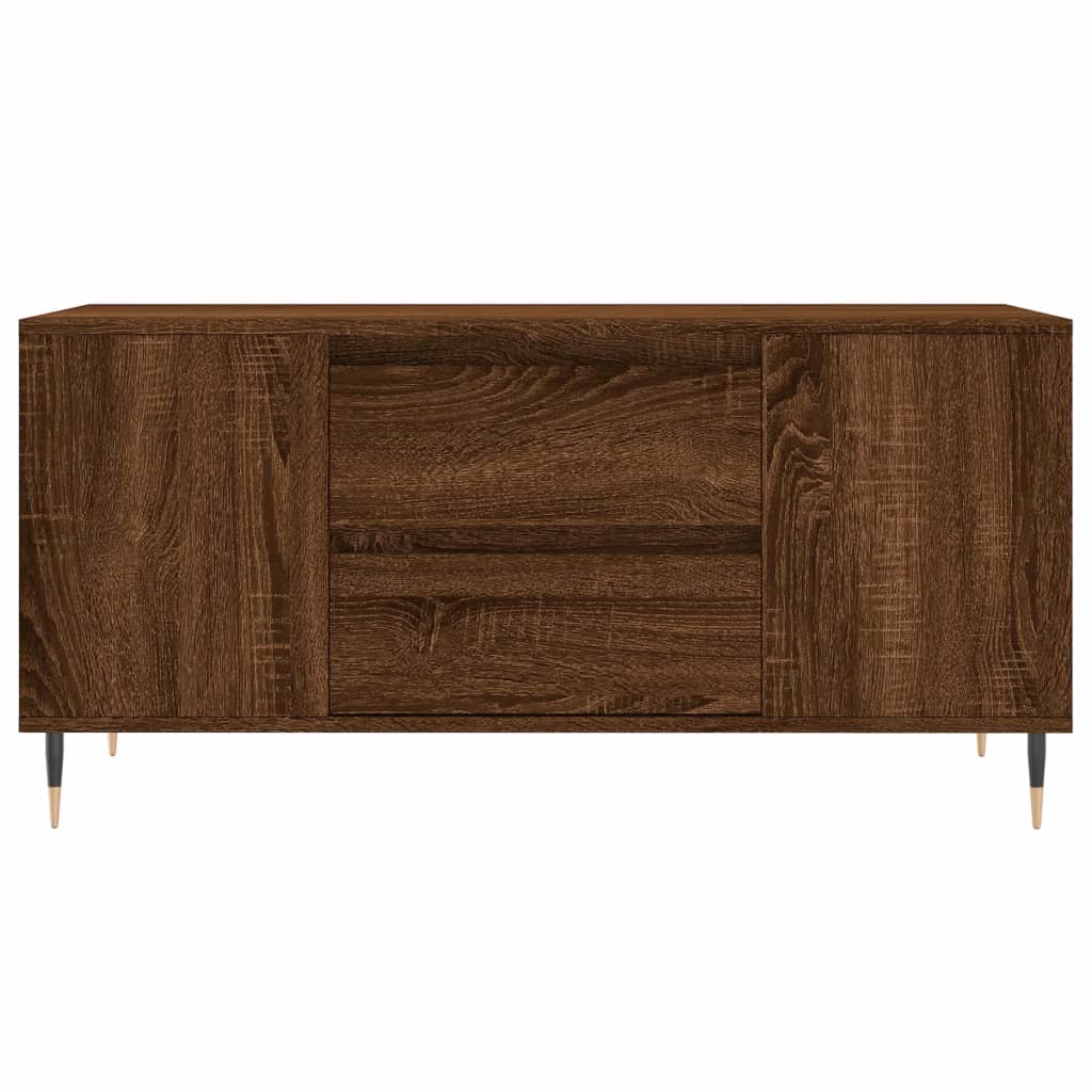 vidaXL Coffee Table Brown Oak 102x44.5x50 cm Engineered Wood 5