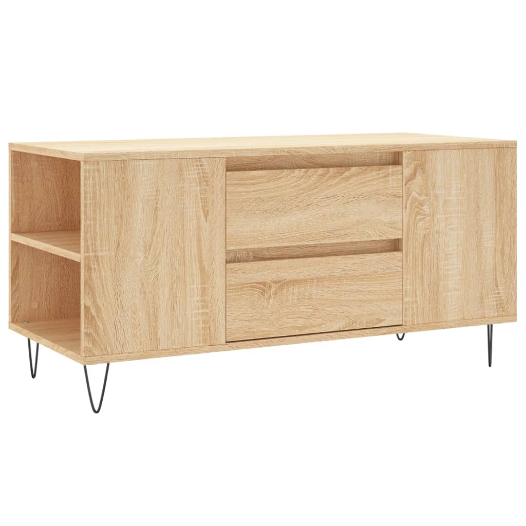 Coffee Table 102x44,5x50 cm Engineered Wood Sonoma oak